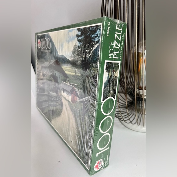 1000 piece Jigsaw Puzzle 90’s STILL SEALED Italian Countryside, Made in Canada - Picture 3 of 7